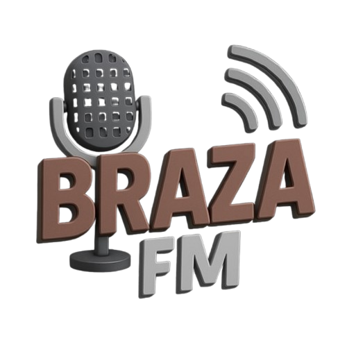 Logo da rádio BrazaFM